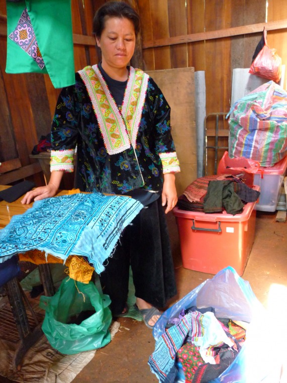 Hmong Woman's Sewing Workshop