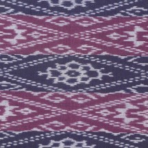 Purple and Blue Ikat, detail